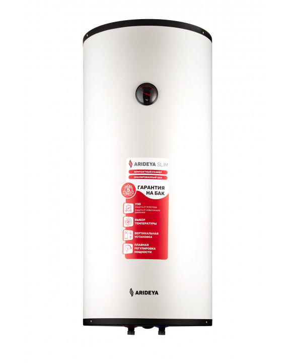 Водонагреватель электрический  бытовой Гефест Slim RVM-5 100L Black